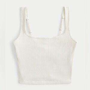 Hollister Cream Ribbed Camisole